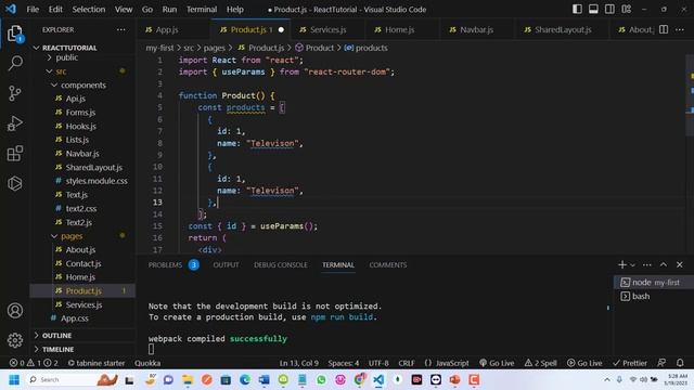 25. UseParams Hook смотреть онлайн