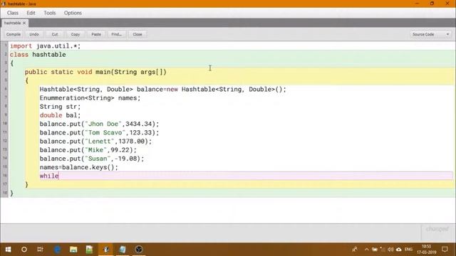 HashTable In Java.util- Core Java || With BlueJ смотреть онлайн