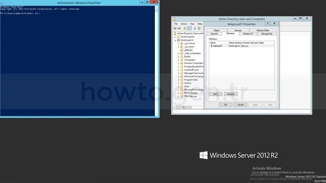 How To Get Members Of Active Directory Group With Powershell In Windows Server 2012 смотреть онлайн