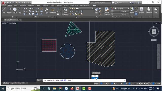 How to Hide or Unhide all hatch pattern in the drawing AutoCAD? смотреть онлайн