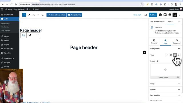 WordPress + Astra + Spectra Dynamic Headers Tutorial смотреть онлайн