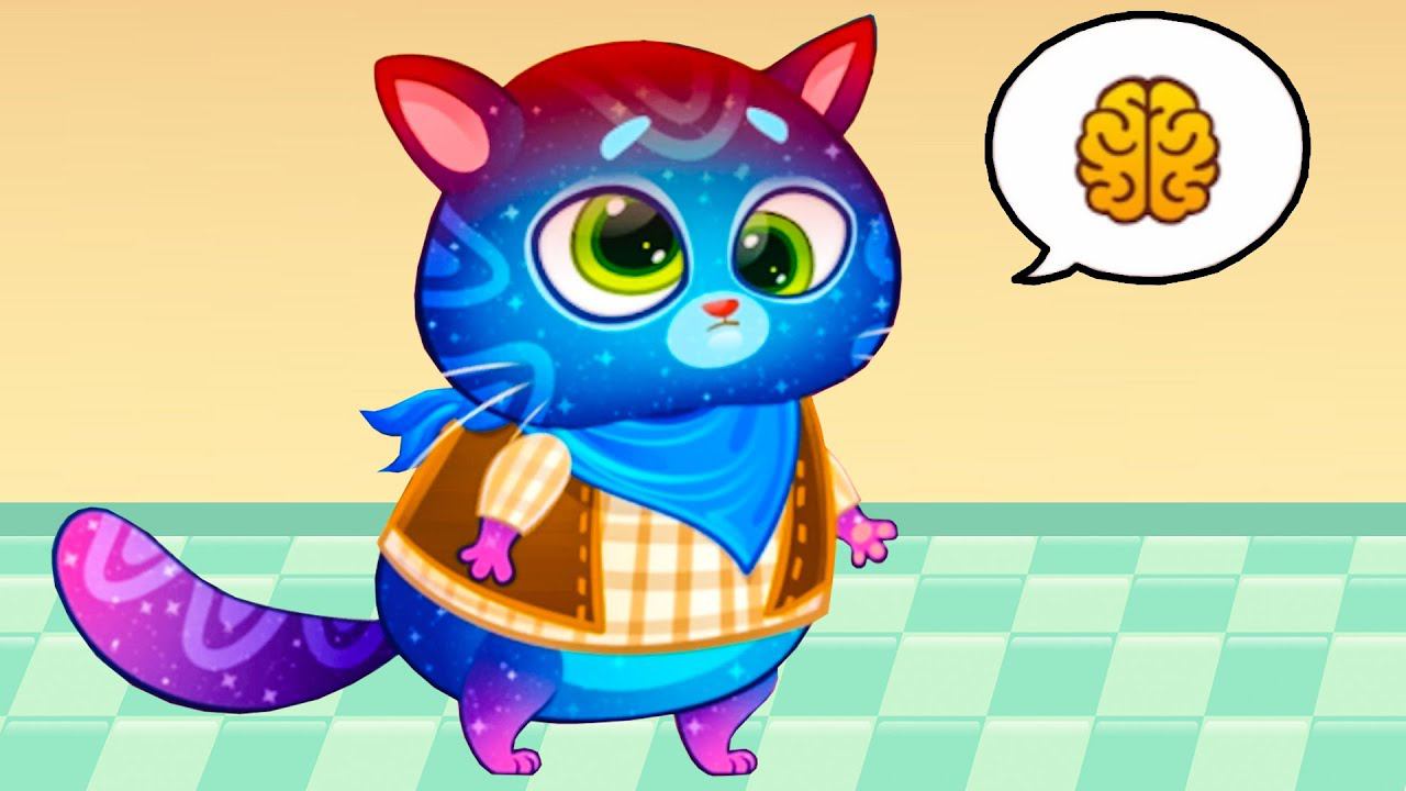 Суровый КОТИК БУБУ #85. У Бубу болит голова и мозг. Мультик ИГРА про котят на Игрули TV смотреть онлайн