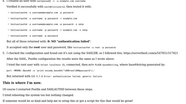 DevOps & SysAdmins: Setup Postfix with SMTP-AUTH over SASL2 with SASLDB for users to send emails смотреть онлайн