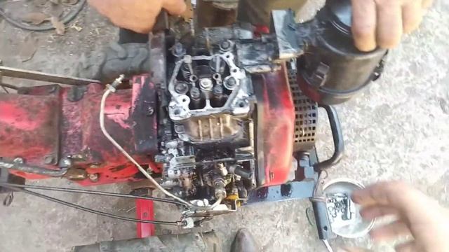 КАК ЗА 5 МИНУТ СНЯТЬ ГОЛОВКУ ЦИЛИНДРА НА МОТОБЛОКЕ#дизель смотреть онлайн