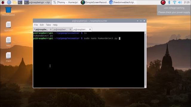 opencv raspberry pi 4 | opencv human detection and tracking | raspberry pi 4 camera смотреть онлайн