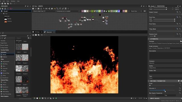 SubstanceDesigner Flame effects Demo смотреть онлайн