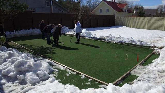 Крокет: КК10 Pro-croquet Vs Вуокса, часть 1 смотреть онлайн