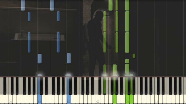 Обучение пианино Adele Skyfall piano tutorial смотреть онлайн