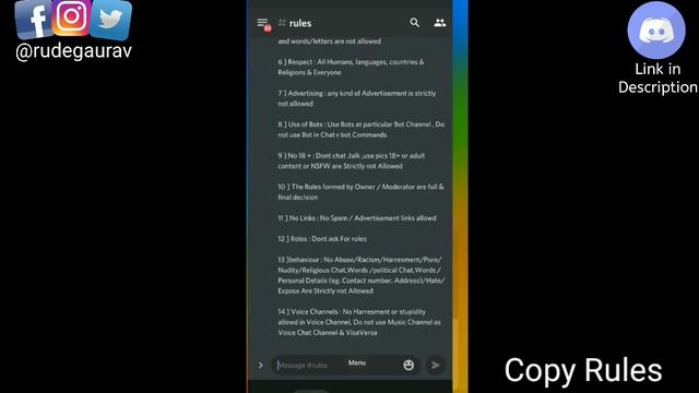 How to Setup Rules Channel | Embedded Rules | Carl Bot | Discord | Techie Gaurav смотреть онлайн