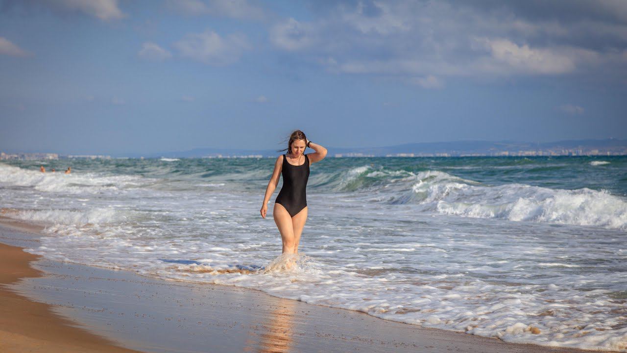 Шикарный пляж под Анапой. Один из лучших на Чёрном море смотреть онлайн