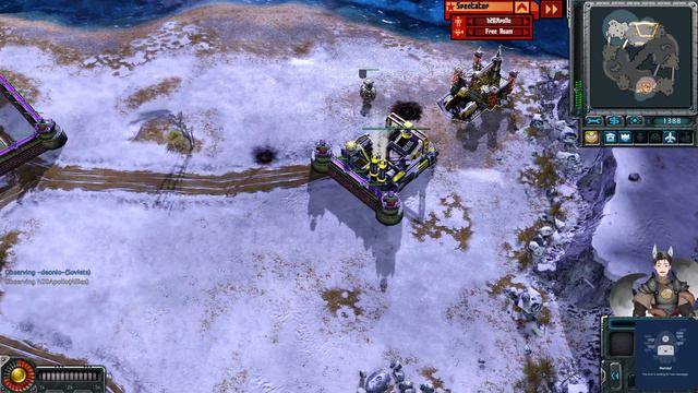 Deonio (Soviet) vs h20Apollo (Allies) || Red Alert 3 Replay смотреть онлайн