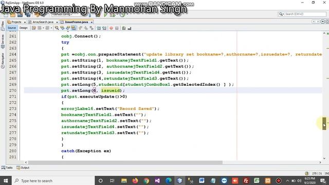 Foreign Key JDBC implementation смотреть онлайн