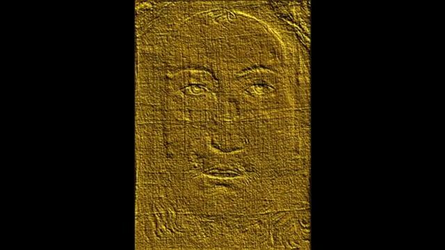 The Face of Jesus, Volto santo di Manoppello 3D image. смотреть онлайн