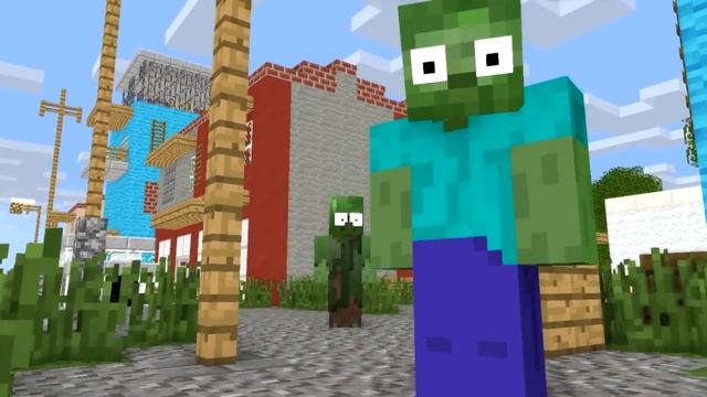 Monster School : Zombie Apocalypse Full Movie - Minecraft Animation