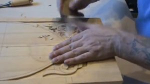 как сделать нарды Плоско рельефная резьба