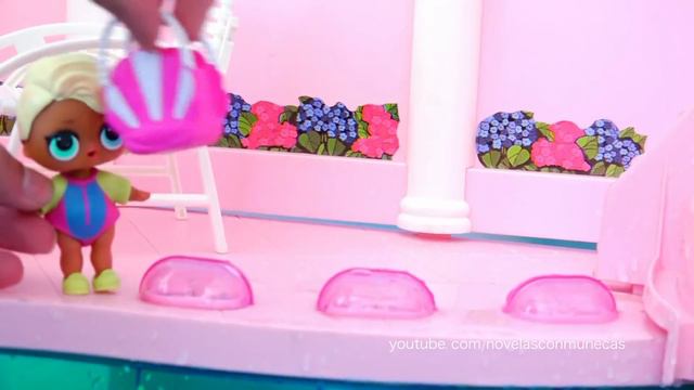 Piscina Llena De Bolas Con Muñecas L.O.L. Bebes! Andre Abriendo Juguetes Para Niñas Y Niños