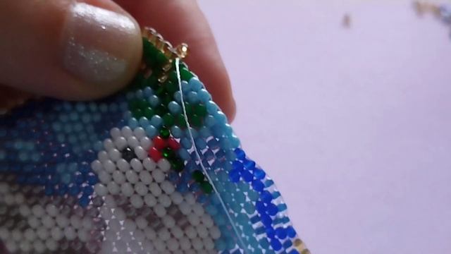 МК Часть 5. Голубь Мира. Кирпичное плетение. смотреть онлайн