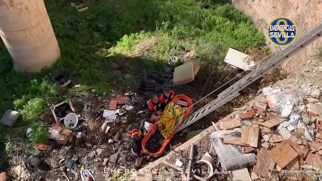 Rescate de Nana, una perra accidentada con Bomberos de Sevilla смотреть онлайн