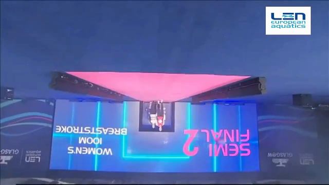 100m Breaststroke Women Semifinal - Euro Swimming Champ. Short Course 2019 смотреть онлайн