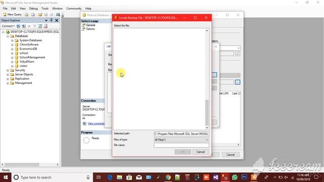 How to restore backup database , .bak file in sql server 2008 R2 смотреть онлайн