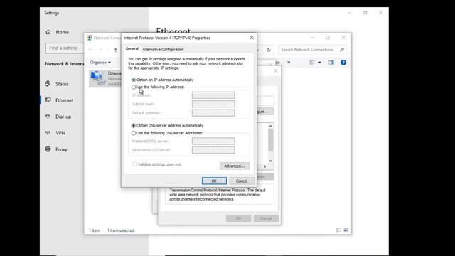 How to Assign a Static IP Address in Windows 10 | How to configure static IP address in windows 10 смотреть онлайн