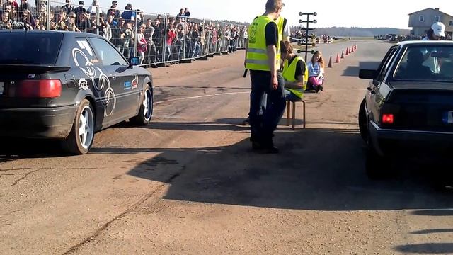 Mehu Dienas 2012 Audi 90 Quattro 2.5TDI vs Audi S2 2.mp4 смотреть онлайн