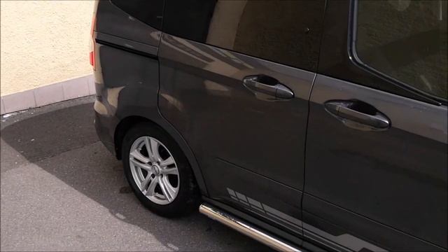 Ford Courier 2014-2019 přední ochranný rám s led světlem , boční nášlapy, ofuky - deflektory oken смотреть онлайн