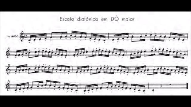 Método Amadeu Russo para Piston, Trombone e Bombardino - Escala diatônica em DÓ(C) maior MODO 1 смотреть онлайн
