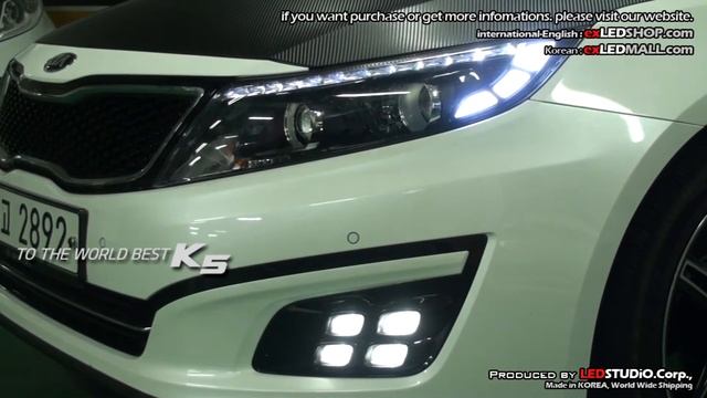 exLED 2014 KIA The New K5(Optima) Head Lights EyeLine and Sequential Reflector LED Modules смотреть онлайн