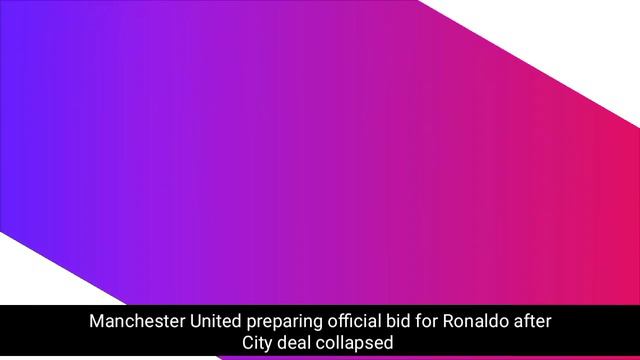 🔴Breaking | Cristiano Ronaldo to Manchester United is happening,✅Official bid prepared,City pull ou смотреть онлайн