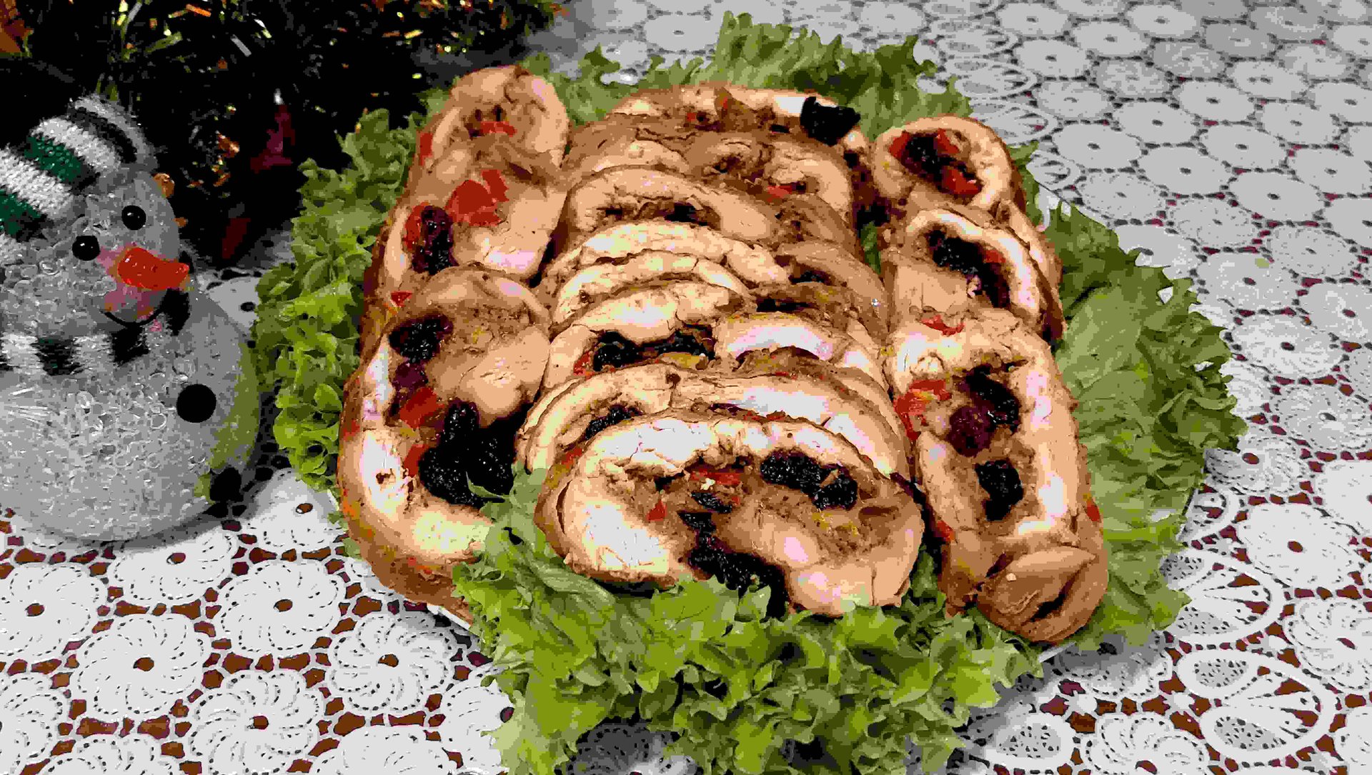 КУРИНЫЙ РУЛЕТ НА ПРАЗДНИЧНЫЙ СТОЛ смотреть онлайн