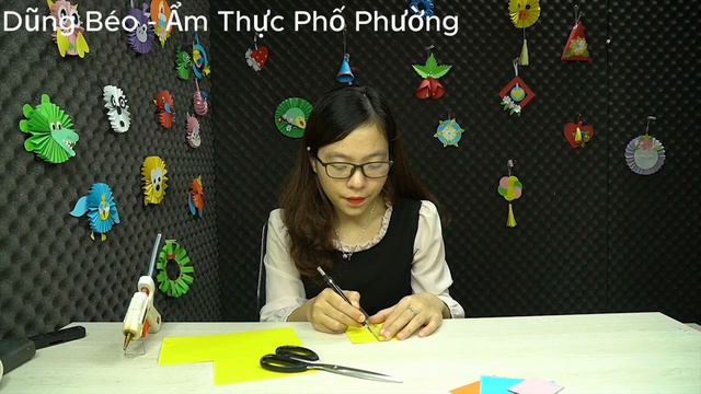 Hướng dẫn làm chiếc túi xách màu vàng trang trí bàn học | Dũng Béo - Ẩm Thực Phố Phường смотреть онлайн
