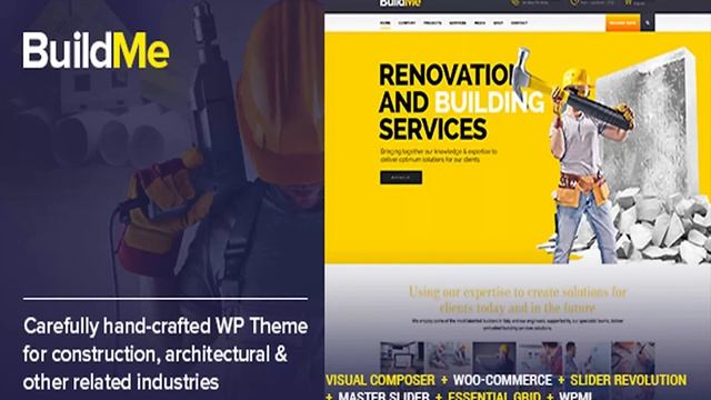 BuildMe - Construction & Architectural WP Theme | Themeforest Website Templates and Themes смотреть онлайн
