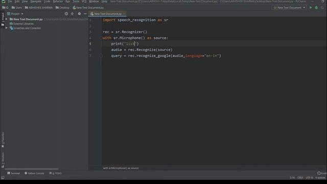 Voice Command in python | Part - 4 | Advance Python смотреть онлайн