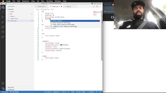 Live Coding: Practice making a navbar with me смотреть онлайн
