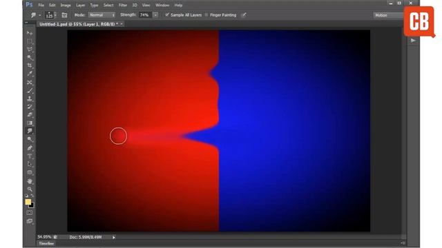 Photoshop: How To Use The Smudge Tool