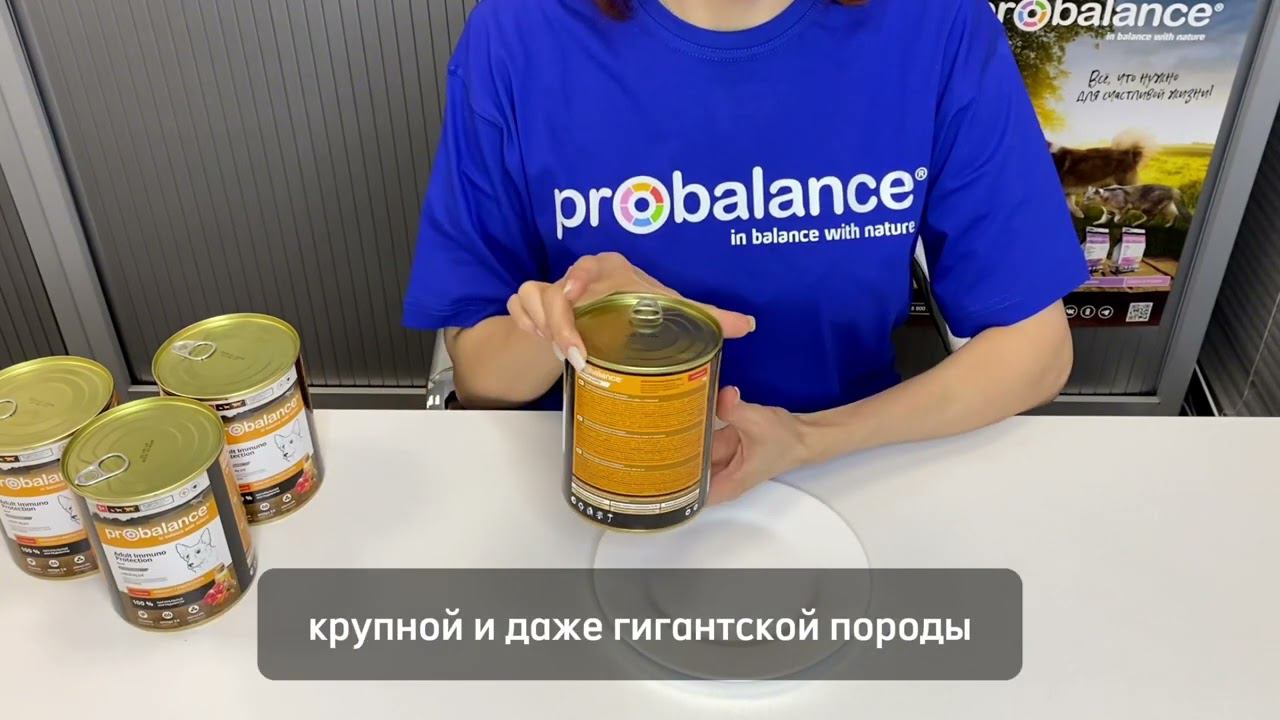 Консервированный корм для собак Probalance "Immuno", 850г смотреть онлайн