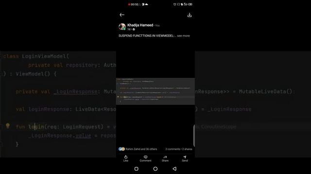 Suspend Functions in ViewModel #android #kotlin #androiddeveloper #suspendfunction #coroutines смотреть онлайн