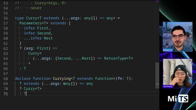 Currying 1 with Anthony Fu - TypeScript Type Challenges #17 [HARD] смотреть онлайн