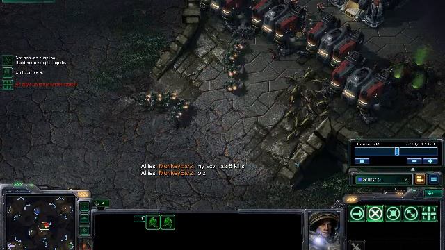 Starcraft 2 4x4 SCV Surprise Rush! смотреть онлайн