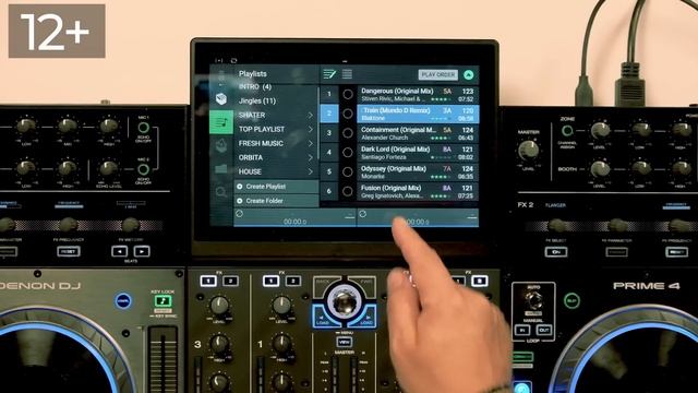 Denon DJ Prime 4 Feature Overview. Подробный обзор функционала экрана смотреть онлайн