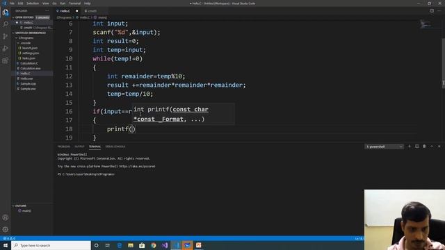 Armstrong Number for 3 digit number in C - Part 36 смотреть онлайн