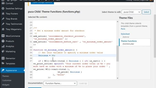 How to Set a minimum order amount for woocommerce смотреть онлайн