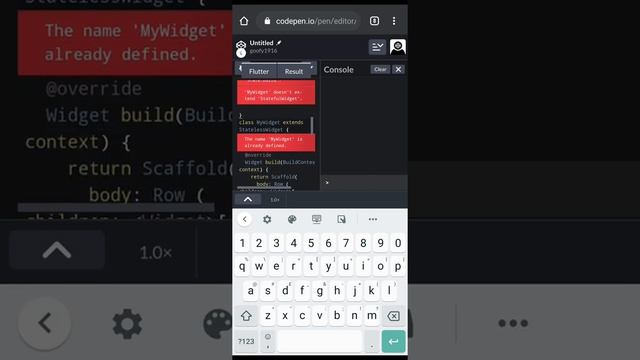 DICE app using ONLY my PHONE | Flutter | CodePen | смотреть онлайн