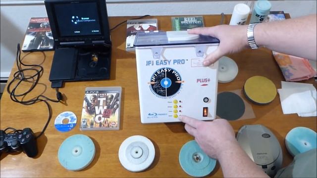 Обзор моей JFJ Easy Pro Машина для Полировки Поцарапанных CD DVD Blu-ray дисков смотреть онлайн