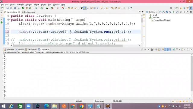 Streams intermediate operations part-3 | java 8 in telugu | java temple смотреть онлайн