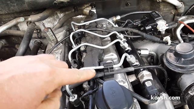 Пульсация топливопровода высокого давления, SsangYong Kyron I 2.0d D20DT, OM664 смотреть онлайн