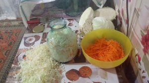 Заготовки# Капуста с аспирином на зиму