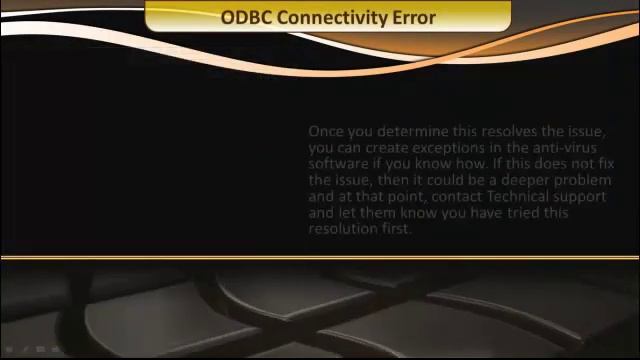 Pawnbrokers Getting ODBC Error - Tech Tip смотреть онлайн