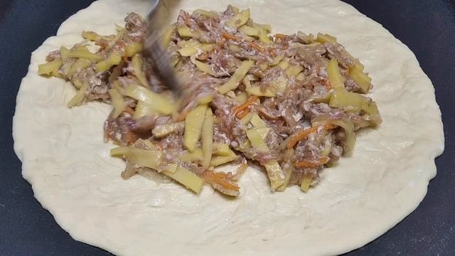 ЧУДУ В ДУХОВКЕ С МЯСОМ И КАРТОШКОЙ..ДАГЕСТАНСКАЯ КУХНЯ смотреть онлайн